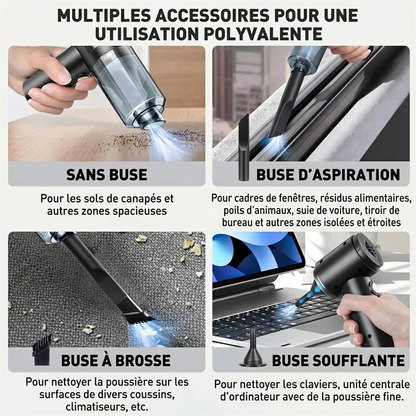 Portable Small Vacuum Cleaner For Multi Purpose Vehicles Small Household Pump Handheld Car Vacuum Cleaner