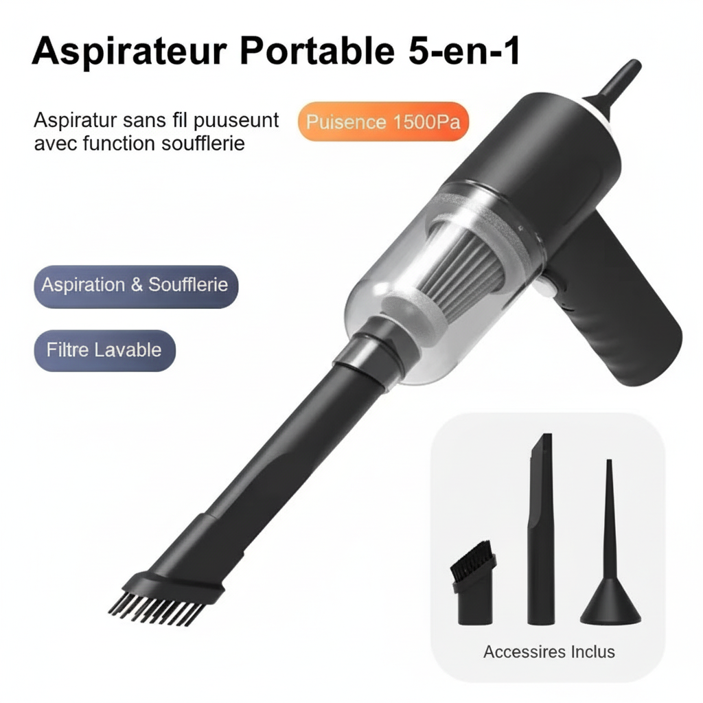 Portable Small Vacuum Cleaner For Multi Purpose Vehicles Small Household Pump Handheld Car Vacuum Cleaner